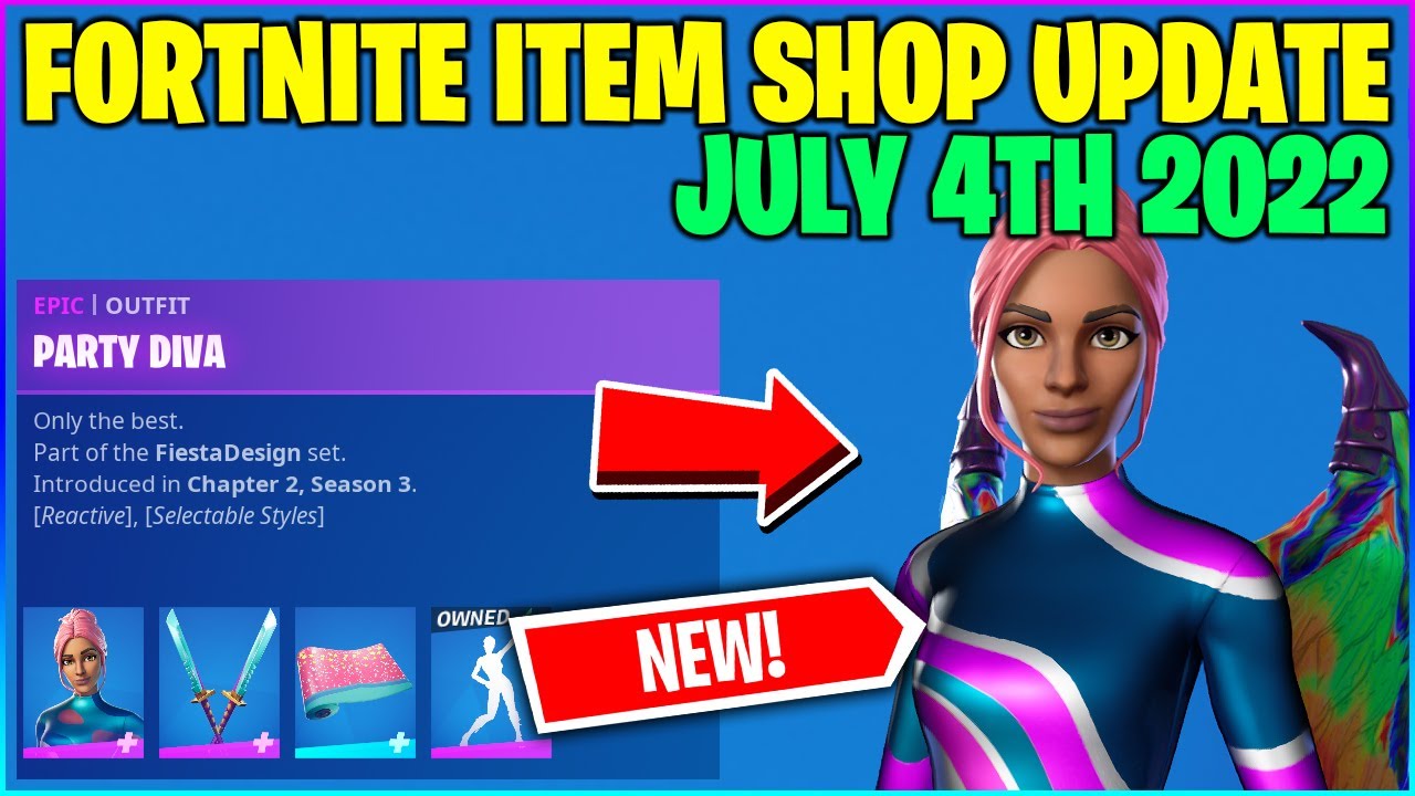 Fortnite Item Shop *NEW* SPARKLES_QT'S LOCKER BUNDLE! [July 4th, 2022] (Fortnite Battle Royale