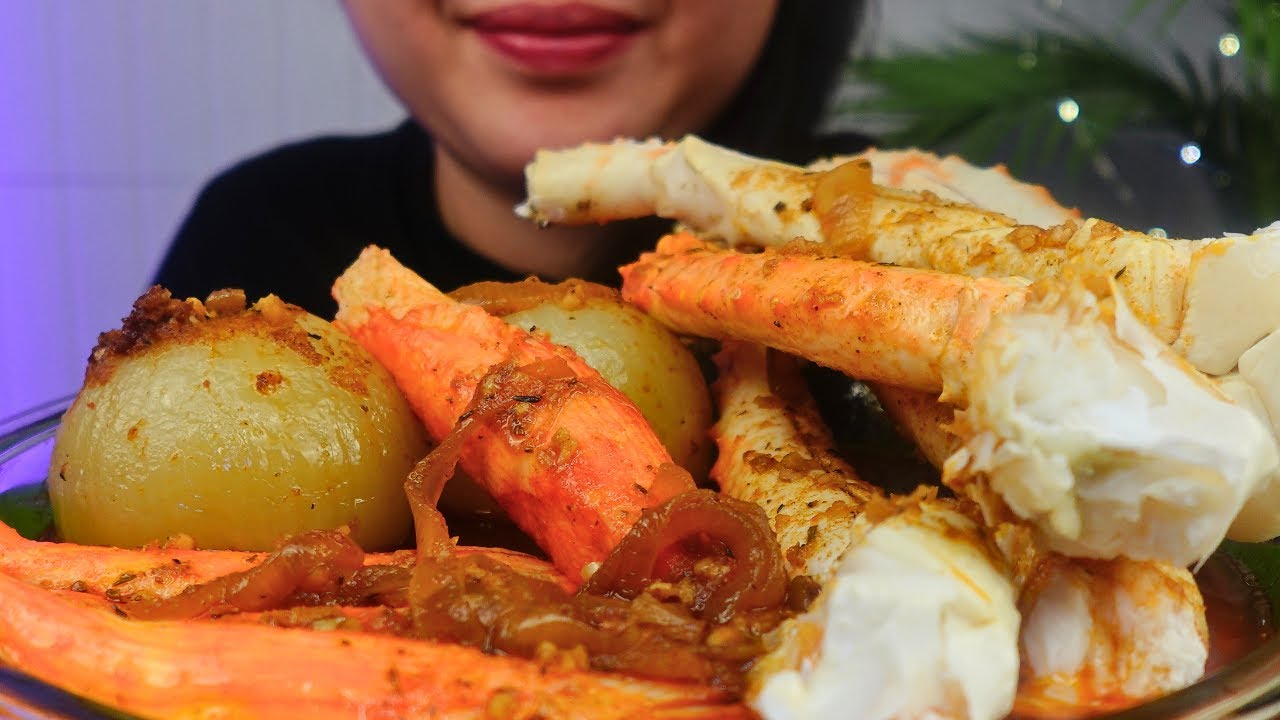 ASMR | VIRAL SAM'S CLUB IMITATION CRAB, ONION BOIL AND CRAB LEGS ...