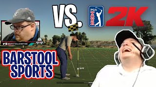 Foreplay Reacts To The WORST Golfers At Barstool Sports (PGA 2K21)