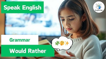 🤔【Would Rather】How to Express Preferences & Choices! ✅✨ (Grammar)