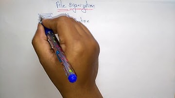 File organization in database | importance | Part -1/2 | DBMS | Lec-69 | Bhanu Priya