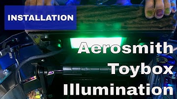Aerosmith Pinball Mods Toybox LED Install