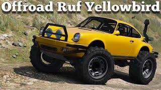 GTA V PC Mods - Offroading and hill climbing in an Offroad Ruf Yellowbird [DOWNLOAD]