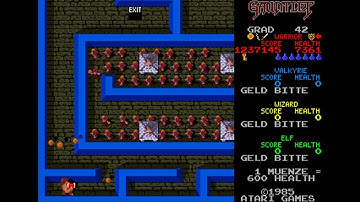 Gauntlet [Arcade Longplay] (1985) Atari Games {German, rev 6}