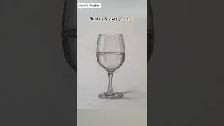 Real Glass or Drawing? 👀✨️