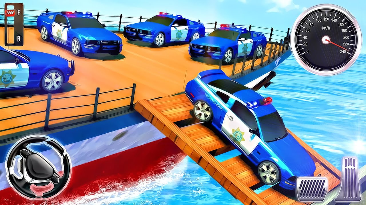 US Police Cruise Ship Driving Simulator - Rescue Car Transporter Drive | Android Gameplay