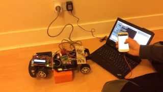 Celebrity Raspberry Pi car controlled via WiFi with an android phone Wealth