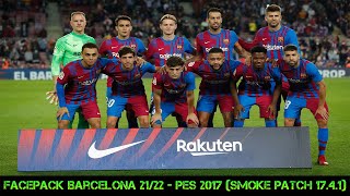 Facepack Barcelona 2122  Pes 2017 smoke Patch 1741