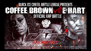 COFFEE BROWN VS E HART | OFFICIAL RAP BATTLE | BLACK ICE CARTEL | THE CAGE RESURRECTION | #BattleRap