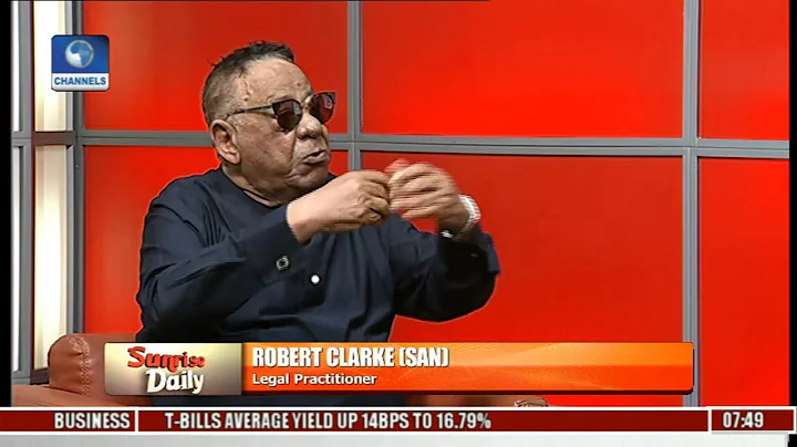 Magu's Rejection: There Is A Clique That Believes They Rule This Country -- Robert Clarke