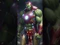 Superheroes but hulk  all characters avengers shorts marvel