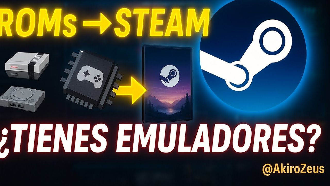 Steam Roms ⭐ ¡BRO, ESTO ES UNA LOCURA! 🔥 Convierte tus ROMs en JUEGOS DE STEAM ...