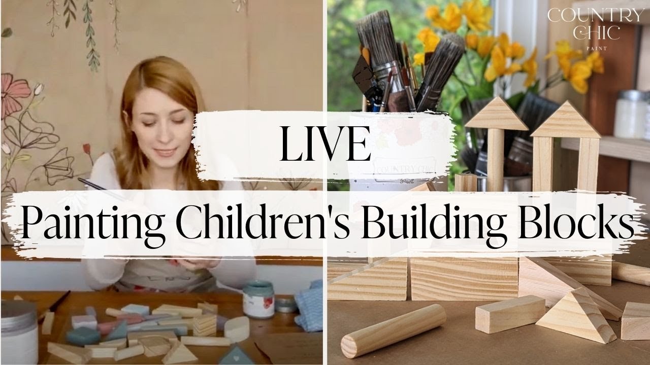 Live Painting Children's Building Blocks YouTube
