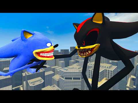 WHAT IF SECRET SONIC & SHADOW SMILEY vs SHIN SONIC TAPES?! INSANE LOVE STORY! Garry’s Mod