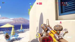 Overwatch - Junkrat takes out D.Va