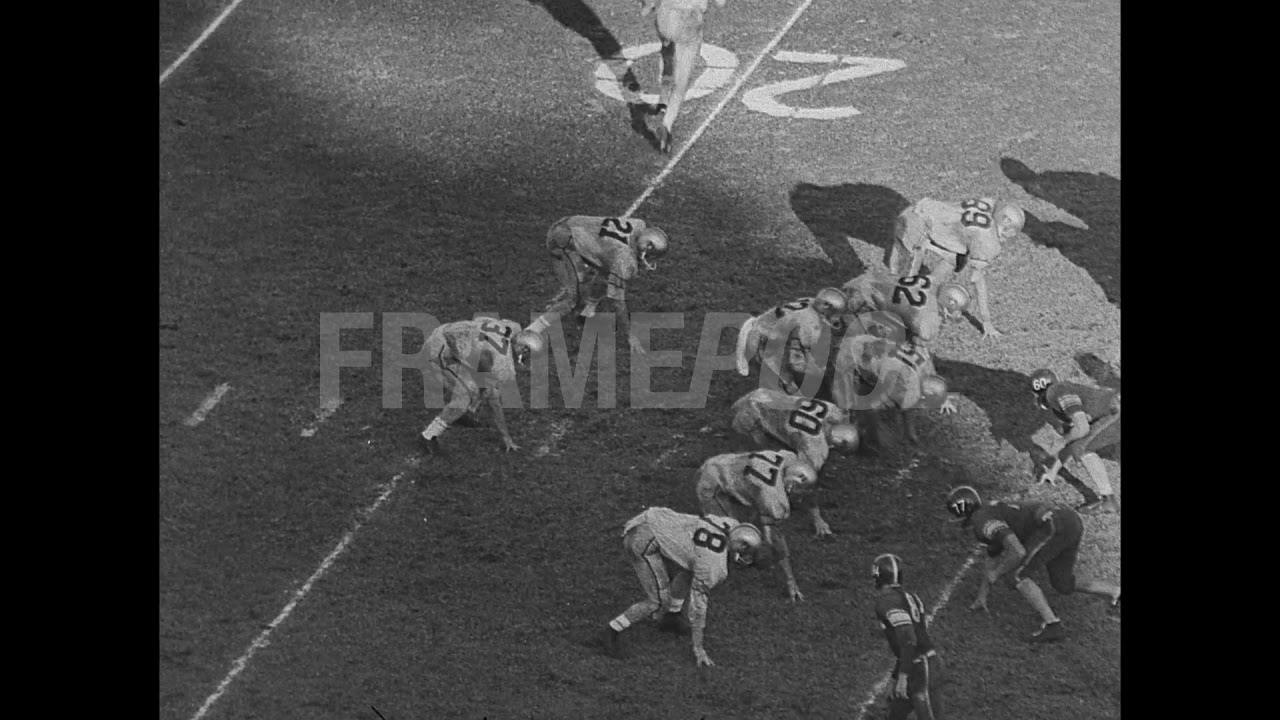 American Football Game, Houston, USA, 1958 YouTube
