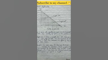 Explain Budget Constraints || Budget Line with graphical use #ecnomicsnotes #viralshorts  #dusolsem3