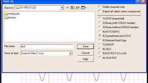Export Windaq file to Excel (part 2)