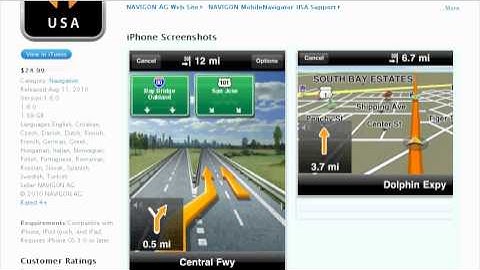 iPhone Talking GPS Navigation
