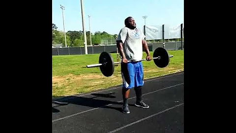 Building Anaerobic Capacity Squats | Shrugs | 110-Yard Run