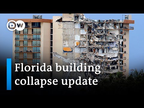 Work halted at site of Miami building collapse | DW News