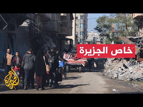 الجزيرة ترصد من مخيم البريج تراجع الآليات التابعة لجيش الاحتلال