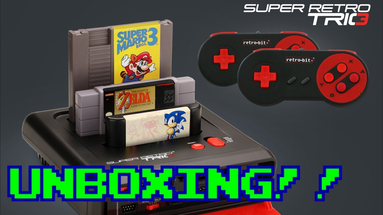 UNBOXING SUPER RETRO TRIO !! - YouTube