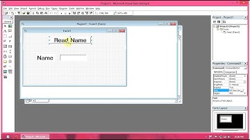 Visual Basic video tutorial : How to show an inputbox and how to read value from inputbox in vb