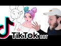 Trying the most popular TIKTOK ART Challenges