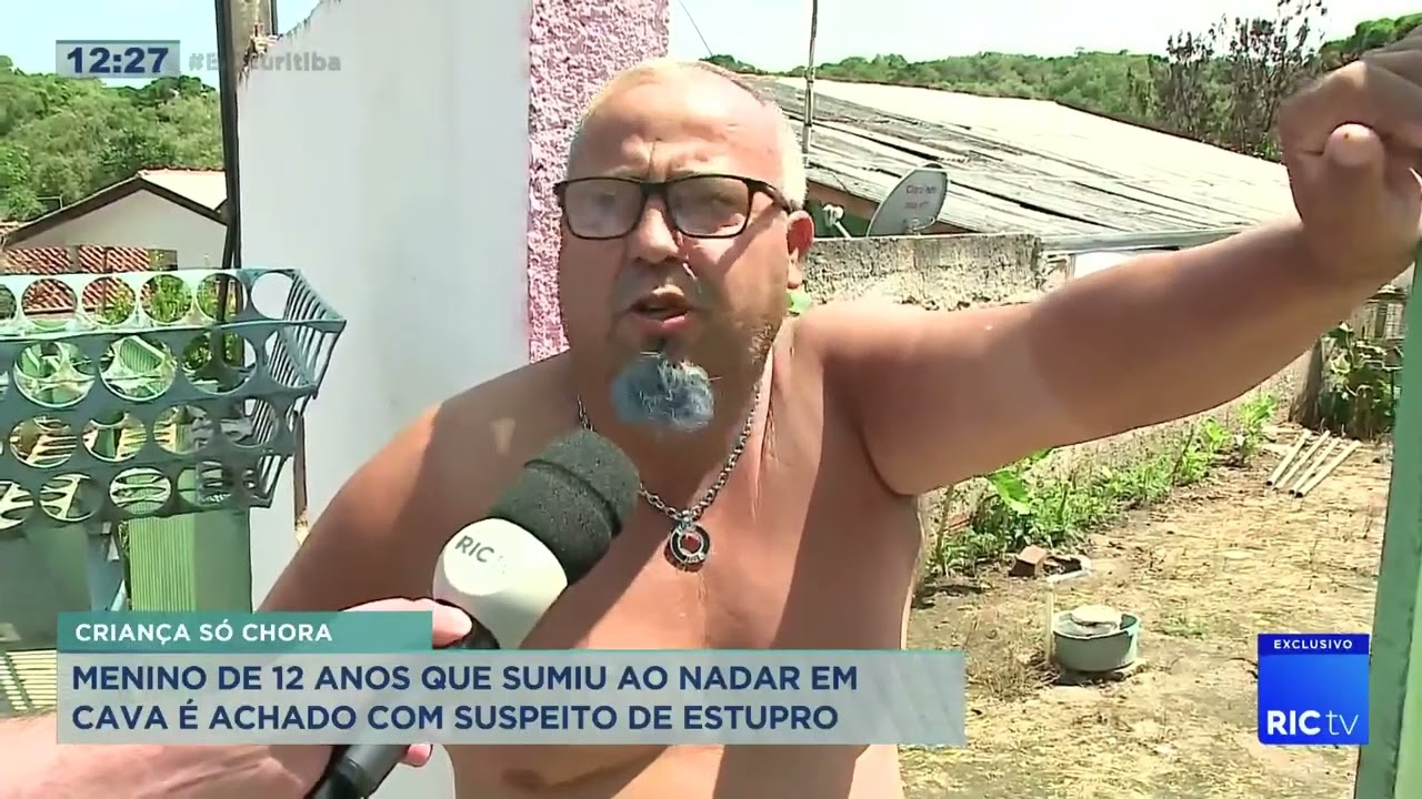 Menino de 12 anos some ao ir nadar em cava e mais tarde é achado na casa de um homem