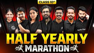 Class 10th Half Yearly MARATHON 2026 🔥 | Complete Strategy to Score 95%+ | All Subjects