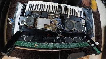 How to Take Apart Technics KN5000 Music Keyboard