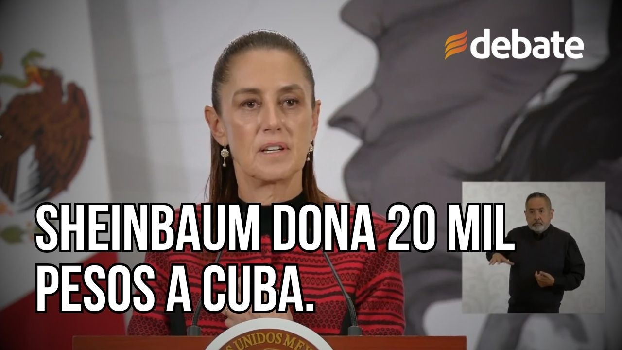 Claudia Sheinbaum realiza donación personal de 20 mil pesos en apoyo a ...