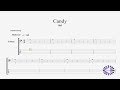 【Bass】CANDY ベースtab譜 シド〚SiD〛 by NipponTAB