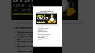 Linux System Admin Interview Questions & Commands #linux #ccna #networkingwithisrar