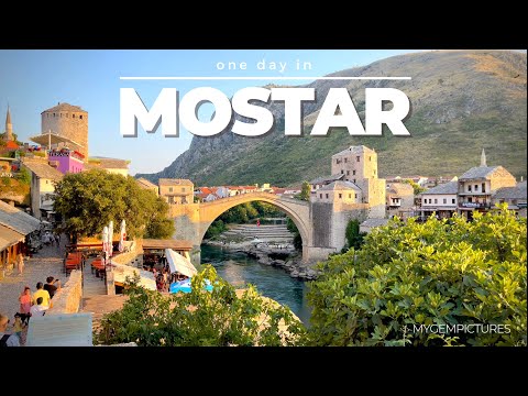 ONE DAY IN MOSTAR (BOSNIA AND HERZEGOVINA) | 4K 60FPS |  Amazing sights of a perfect day