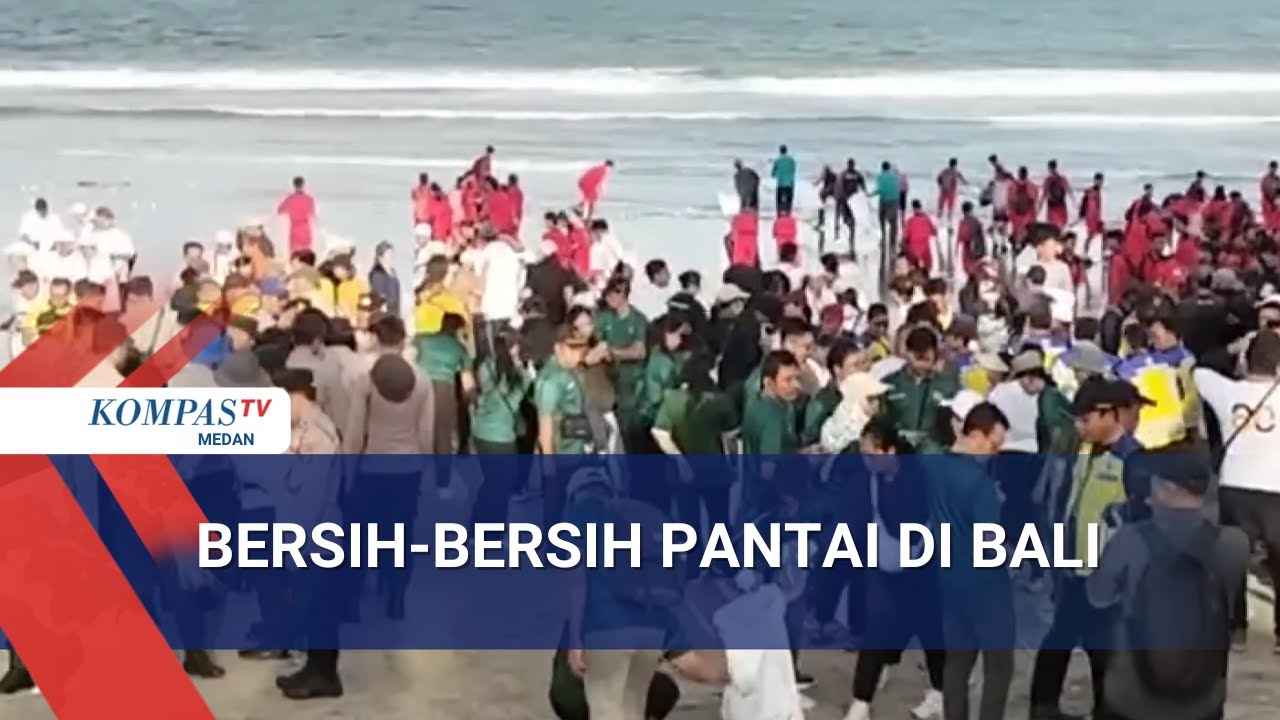 Prabowo Tegur soal Sampah di Bali, Personel TNI-Polri hingga Pelajar Bersih-Bersih di Pantai Kuta