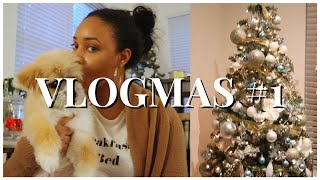 Come Holiday Shopping \& Decorate with Me | VLOGMAS #1 | Avia LeVon