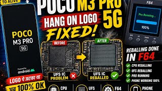 #Poco m3pro hange on logo fasboot mode salutations ufs bed health repair