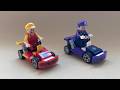 LEGO Mario Kart Unboxing! Wario vs Mario Pull-Back Cars Are So Addictive!