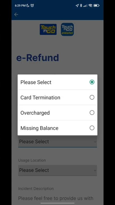 Cara-cara membuat e-refund dalam TnG #Shorts