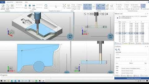 Dolphin  3DCAM PRO Plus   Adaptive Roughing Simulation 360p