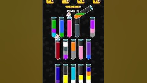 Color Water Sort 3D Level 555