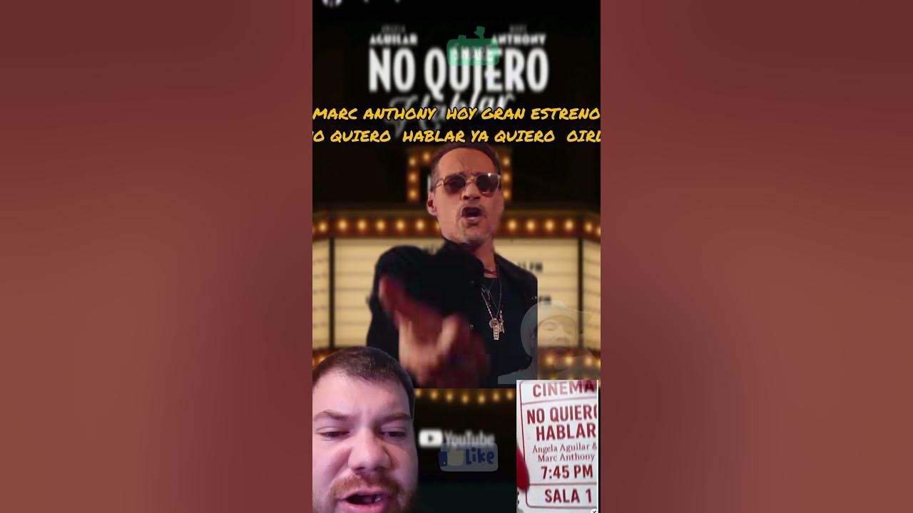 MARC ANTHONY DUETO #angelaaguilar  GRAN ESTRENO NO QUIERO HABLAR YA QUIERO VERLO #march