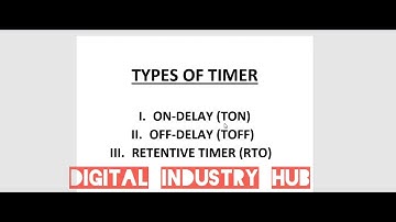 Types of timer in PLC PART-1 #plc #automation #mitsubishi #delta #timer #delta #ladder