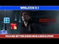 WINLATOR 3.1 RESIDENT EVIL 9 REQUIEM OPTIMIZED PERFORMANCE TEST FEATURE DLS SUPER HD RESOLUTION