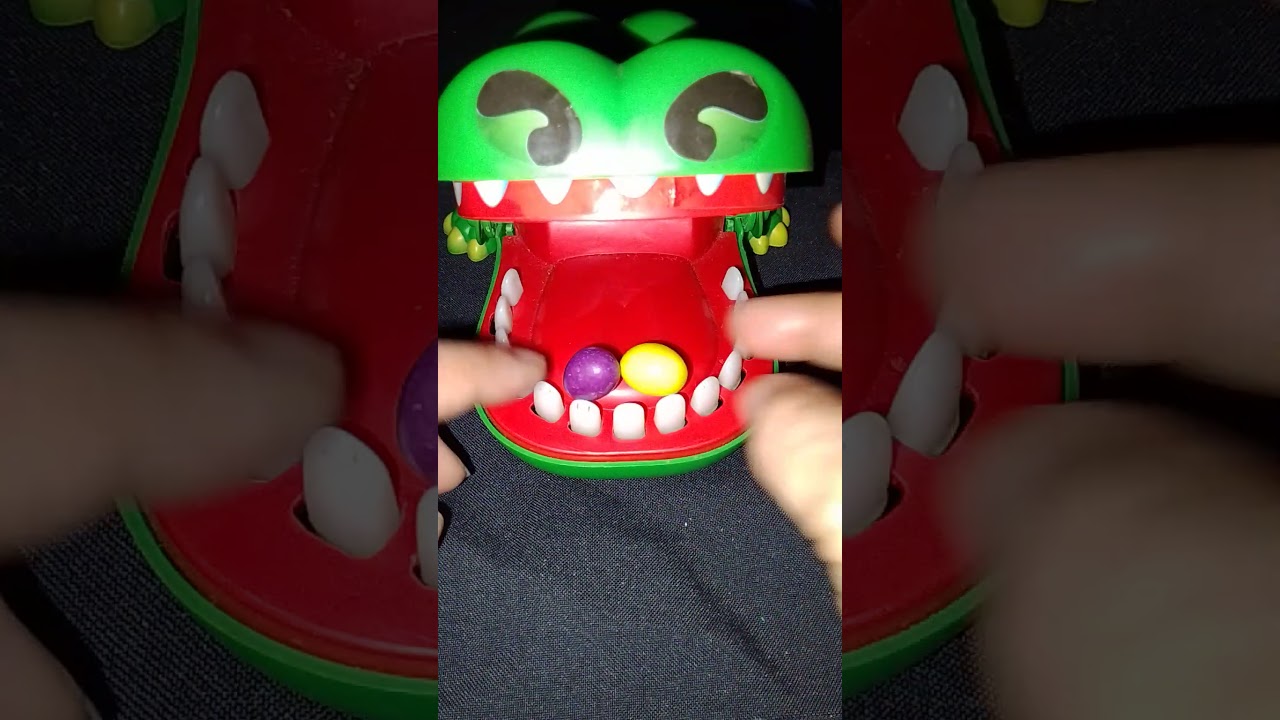 💥BIG CROCODILE DENTIST EATING CANDY 💥#asmr #asmrsounds #shortvideo #shorts