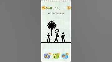 draw 2 save game video level- 126 how to save him? 😁😂 game viral 🎮 short video#viralshort #subscribe