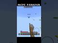 Spear Parkour #minecraft #minecraftshort #viral #parkour