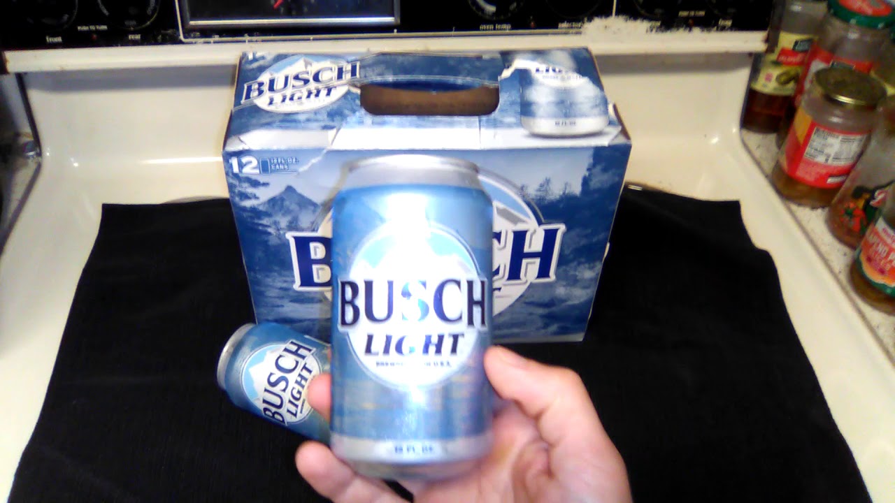 Busch Light(Review) Beer!Greatest Cheapest Beer On A Budget!😁👍👍